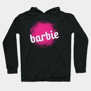 Barbie x Oppenheimer Logo Pink And White Hoodie